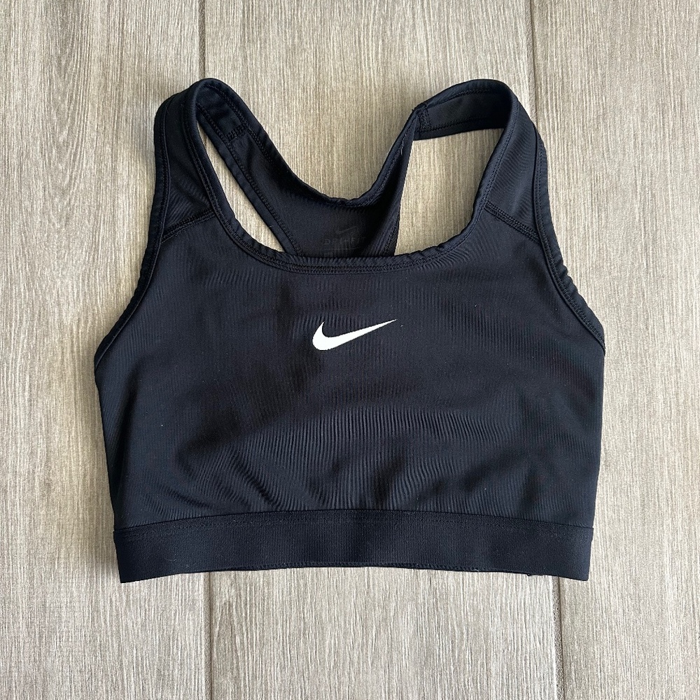 Nike Sports Bra - Removable Padding | Size S | Black